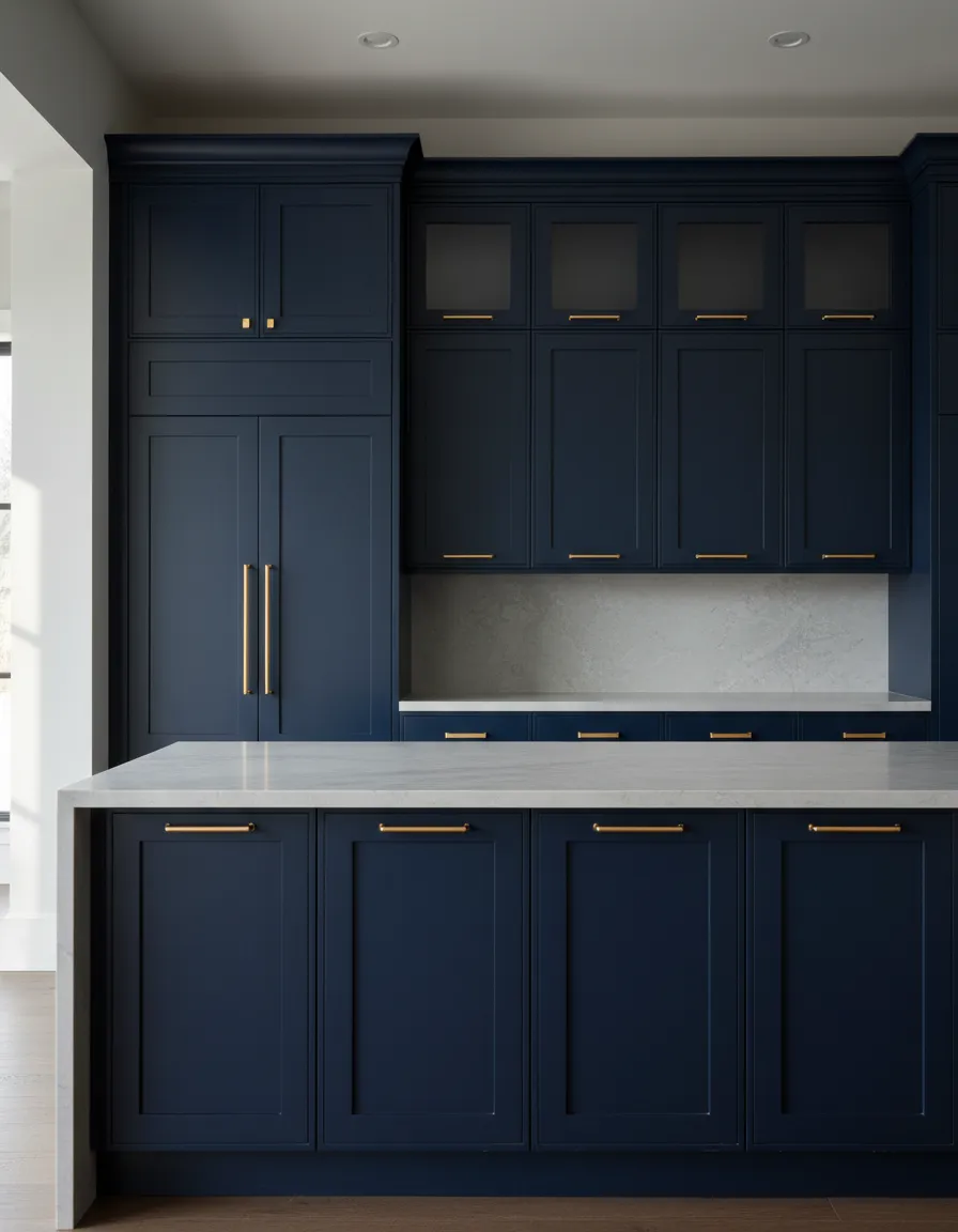 Premium kitchen cabinet upgrades showcasing durable solid wood construction