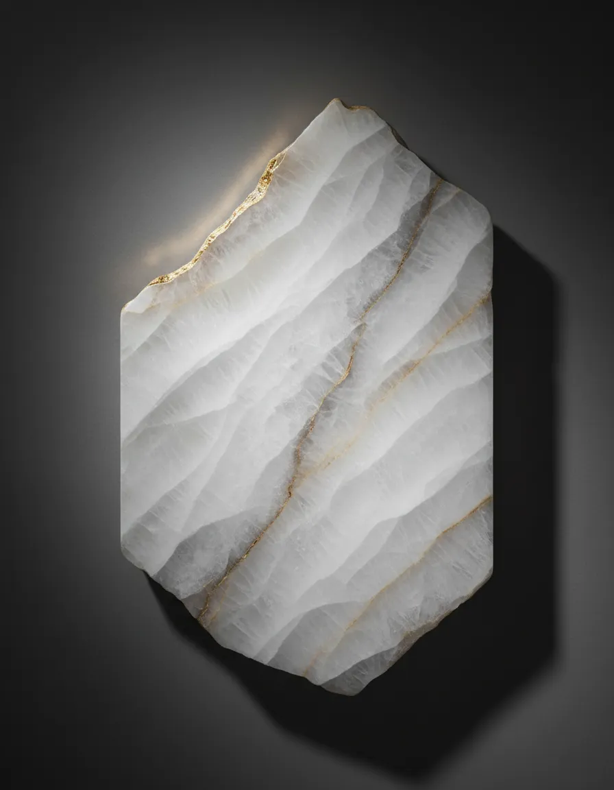 Close up of quartz veining detail