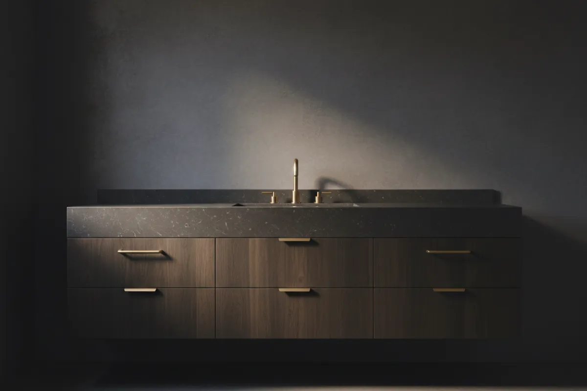 Quartz Bathroom Vanity Countertops