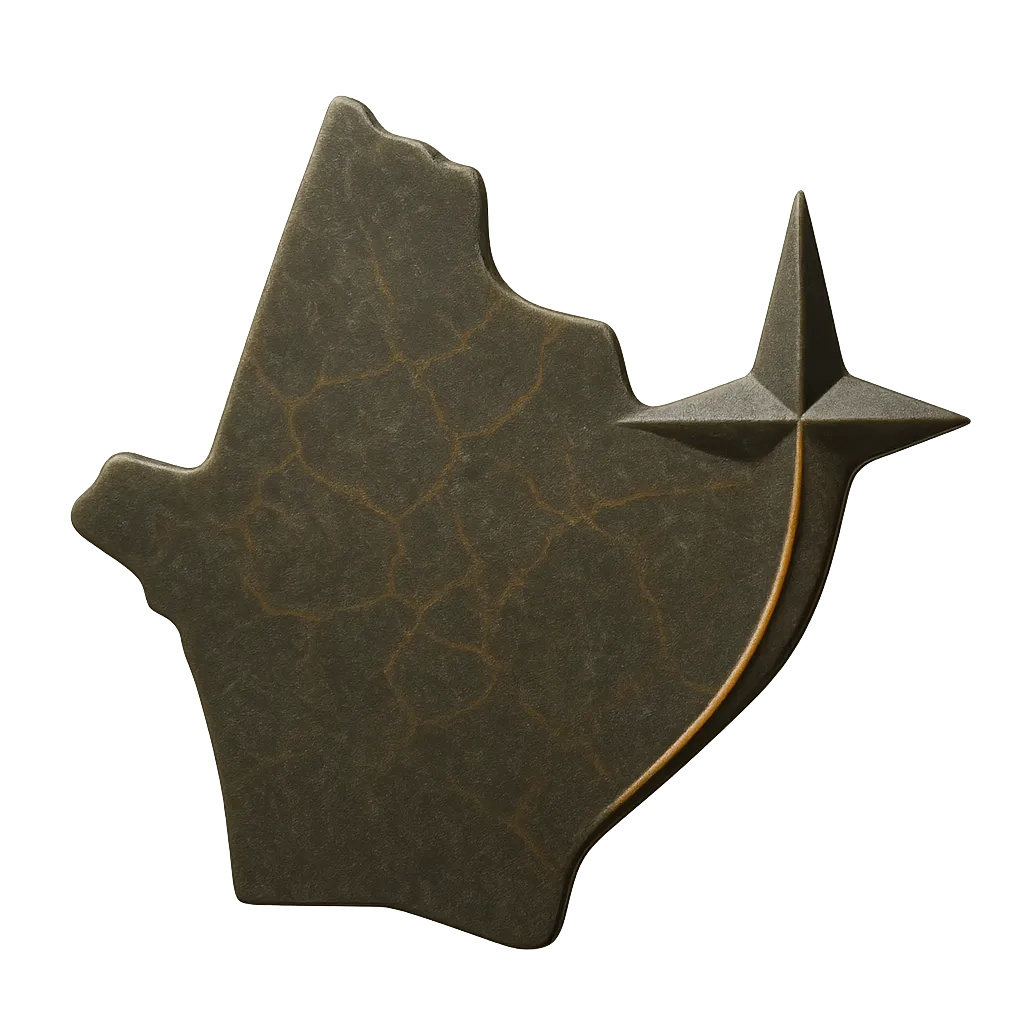 A stylized representation of premium granite countertop installations across Greater Houston.