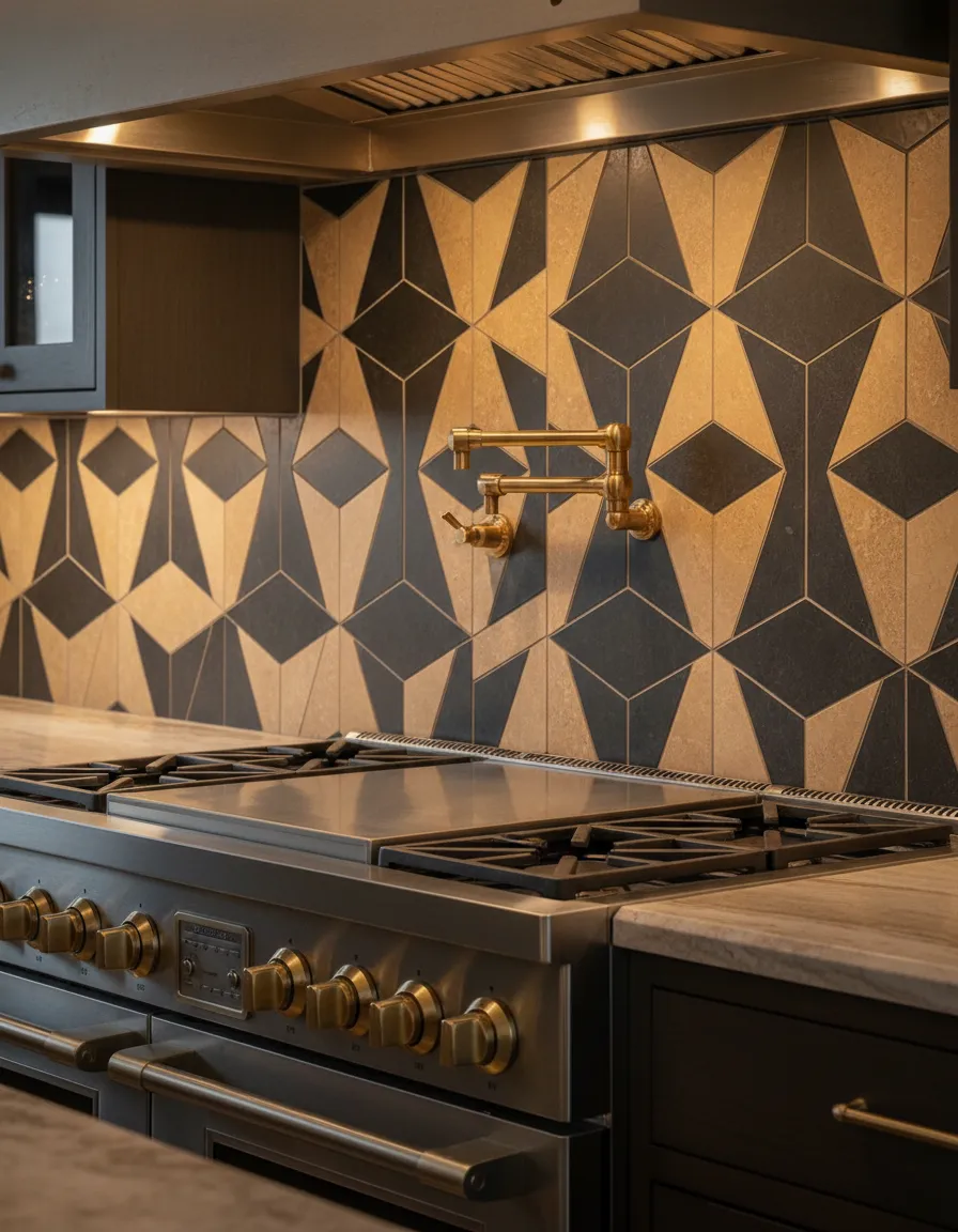 Detailed Kitchen Tile Backsplashes