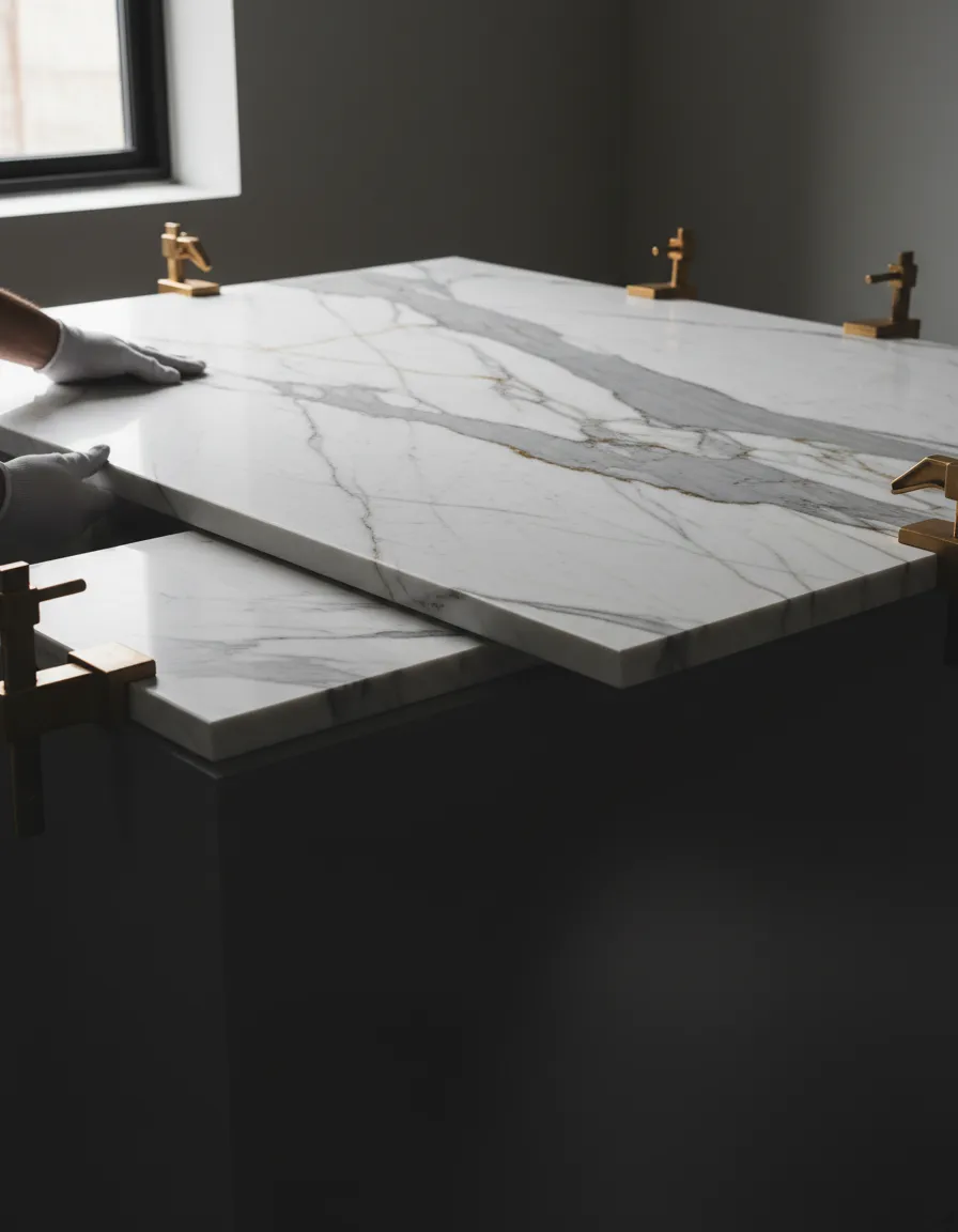 Natural Marble Countertop Fabrication
