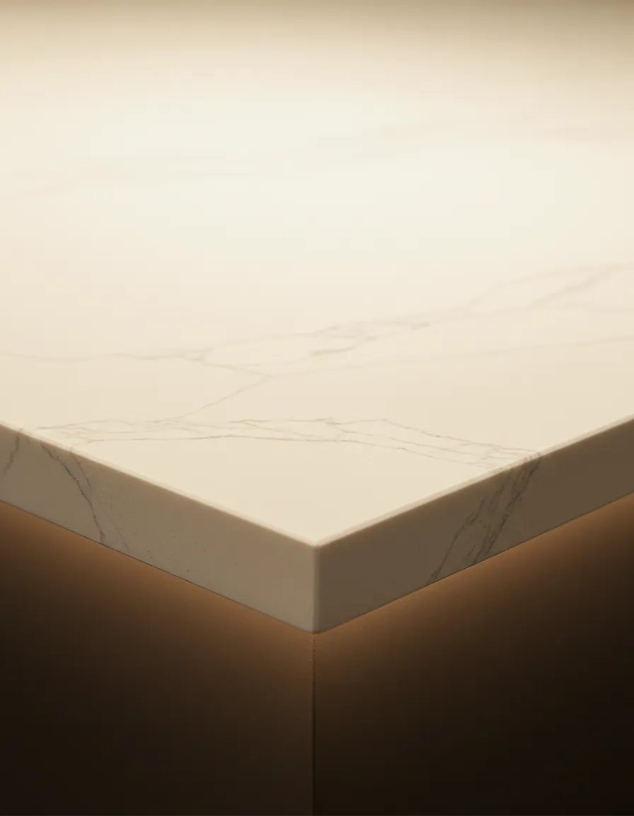 Premium Quartz Countertop Installation with Seamless Edges