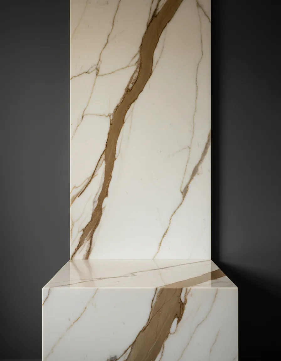 Luxurious Marble Countertops with Classic Veining Profile