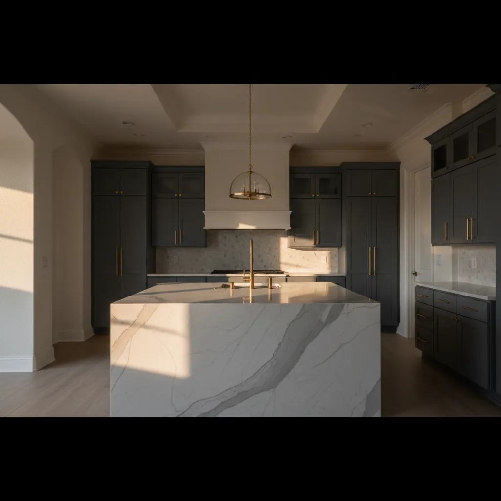 Finished luxury kitchen remodel in Spring TX