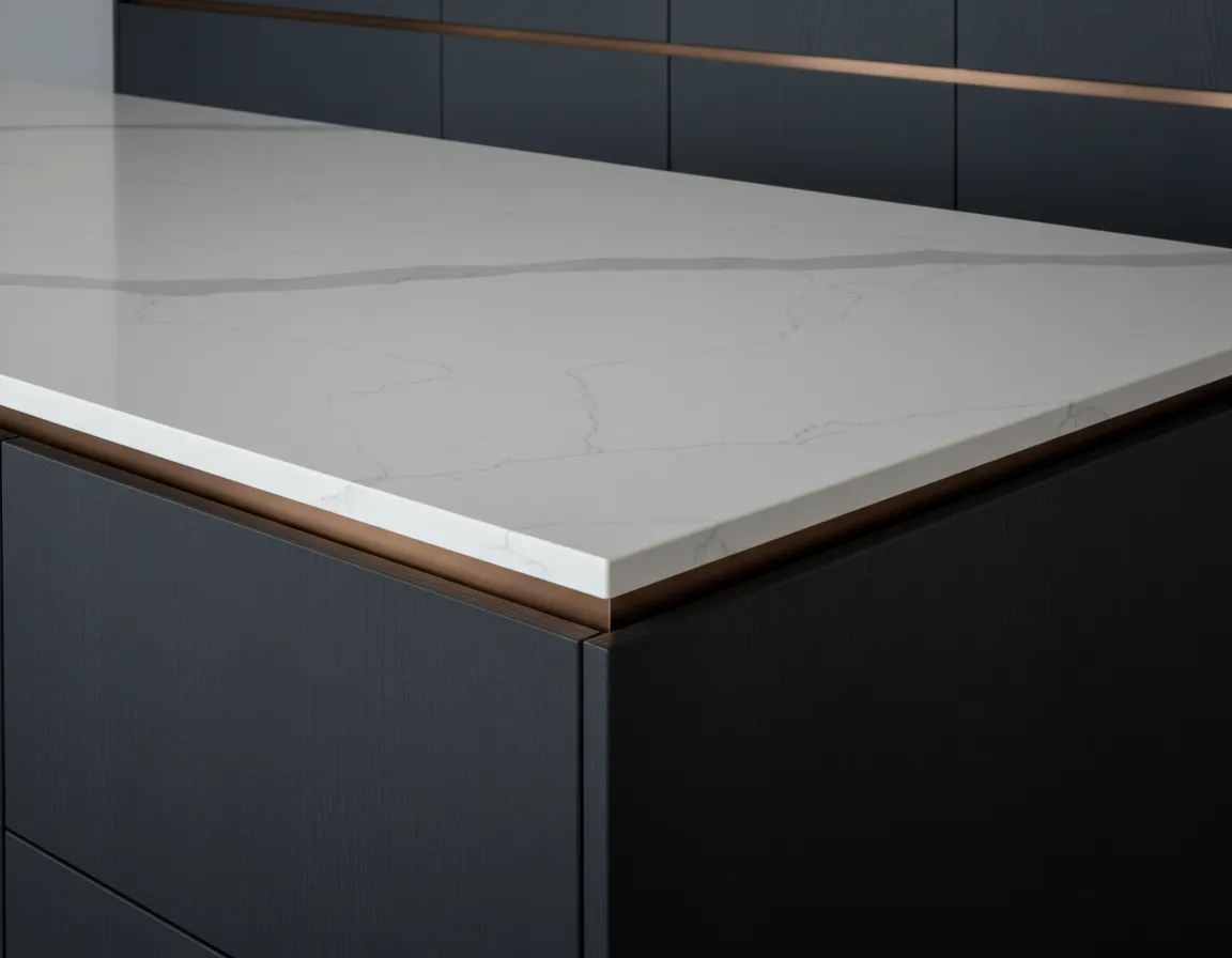 Stunning Engineered Quartz Countertops Resisting Stains and Scratches
