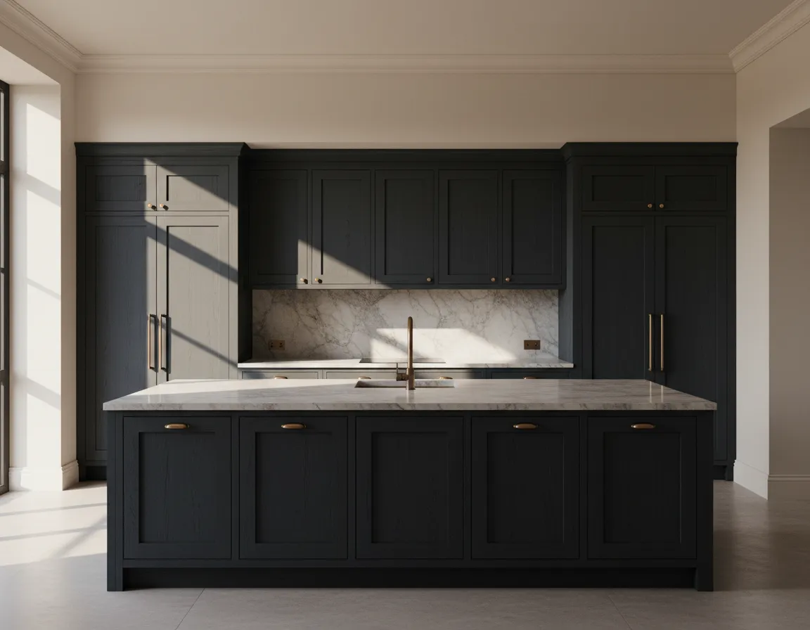 Luxury Custom Kitchen Remodeling featuring Architectural Stone and Premium Hardware in Katy TX