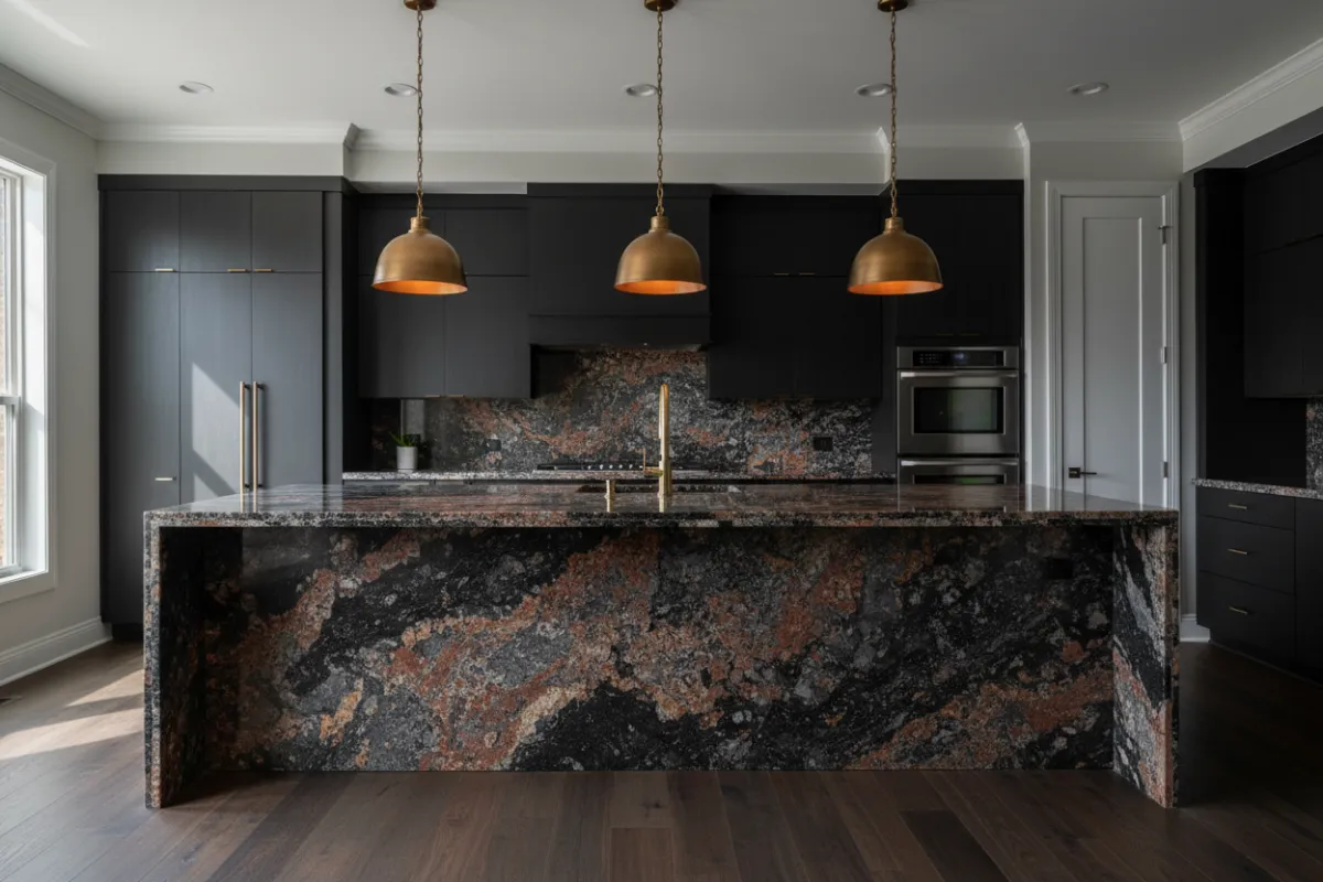 Natural Granite Countertops Installation