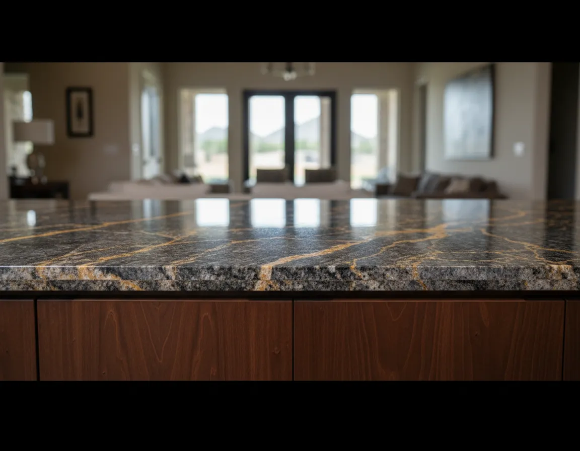 Custom granite countertops fabricated for Texas homes