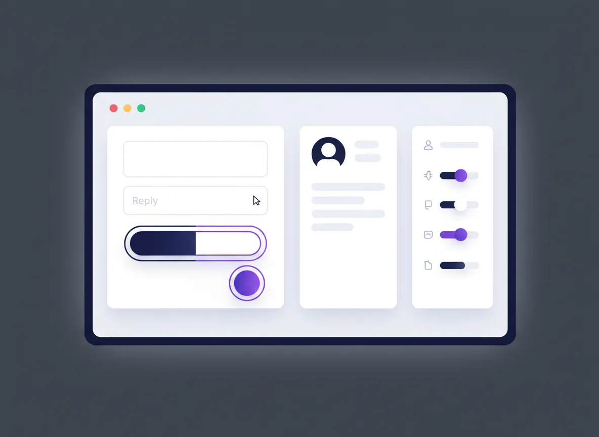 Built-in AI assistant composing messages