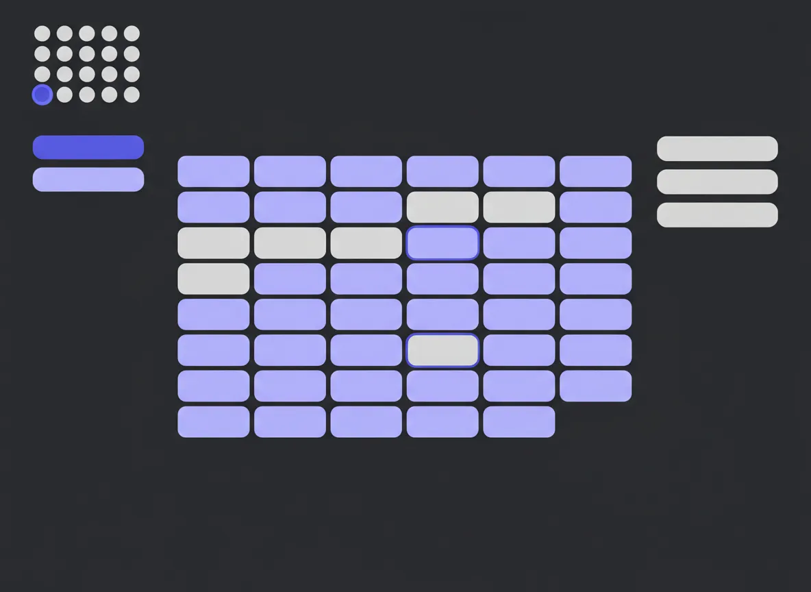 Calendar and booking interface