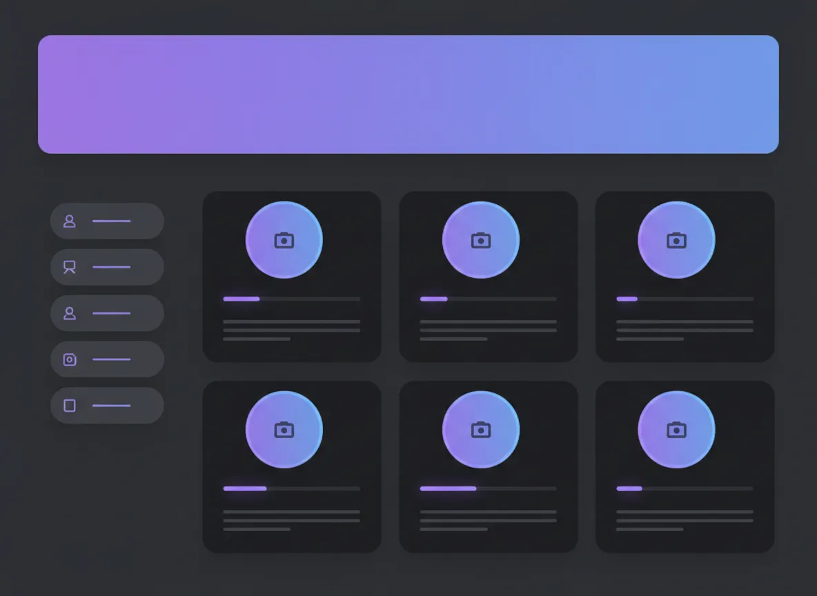 Course and membership portal design