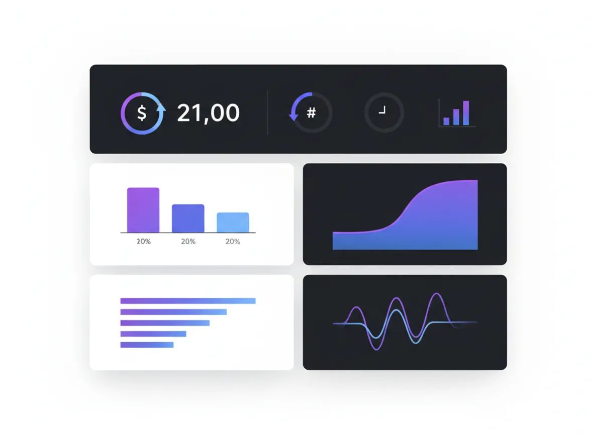 Analytics dashboard for leads and revenue