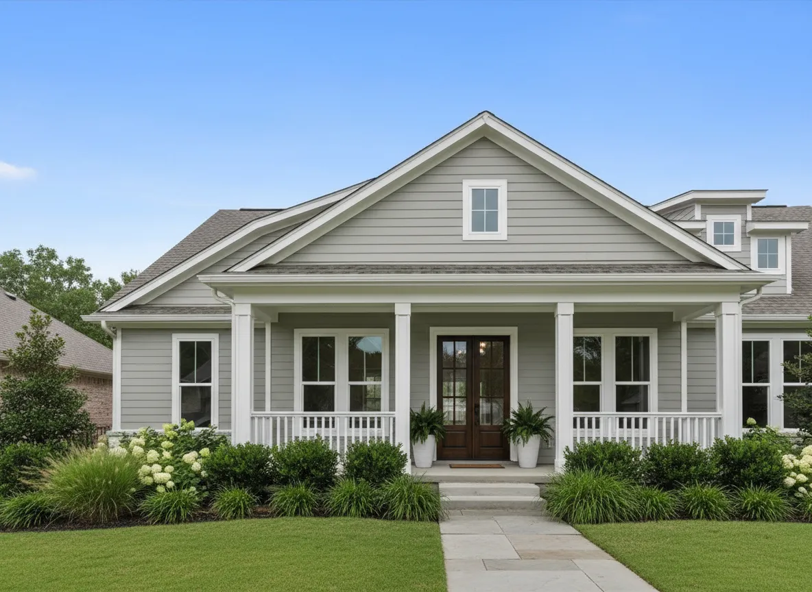 Exterior house painting project in Burleson TX
