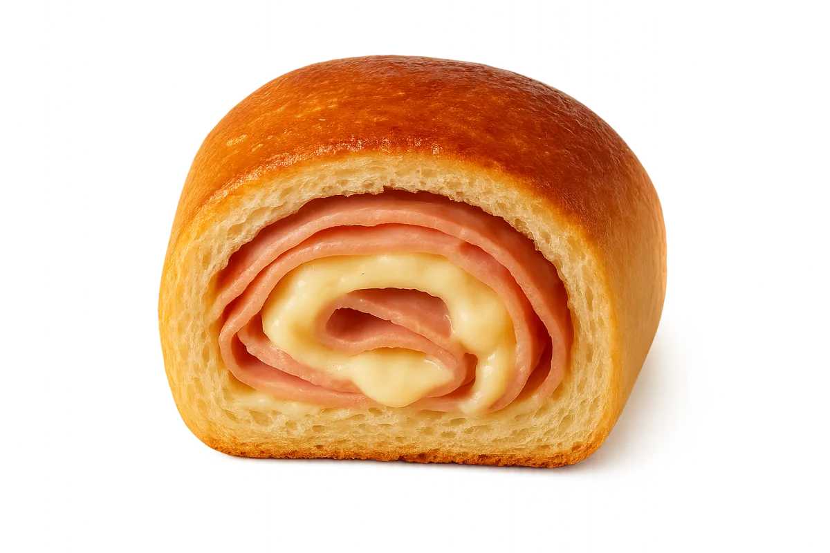 Arrollado de Jamón y Queso