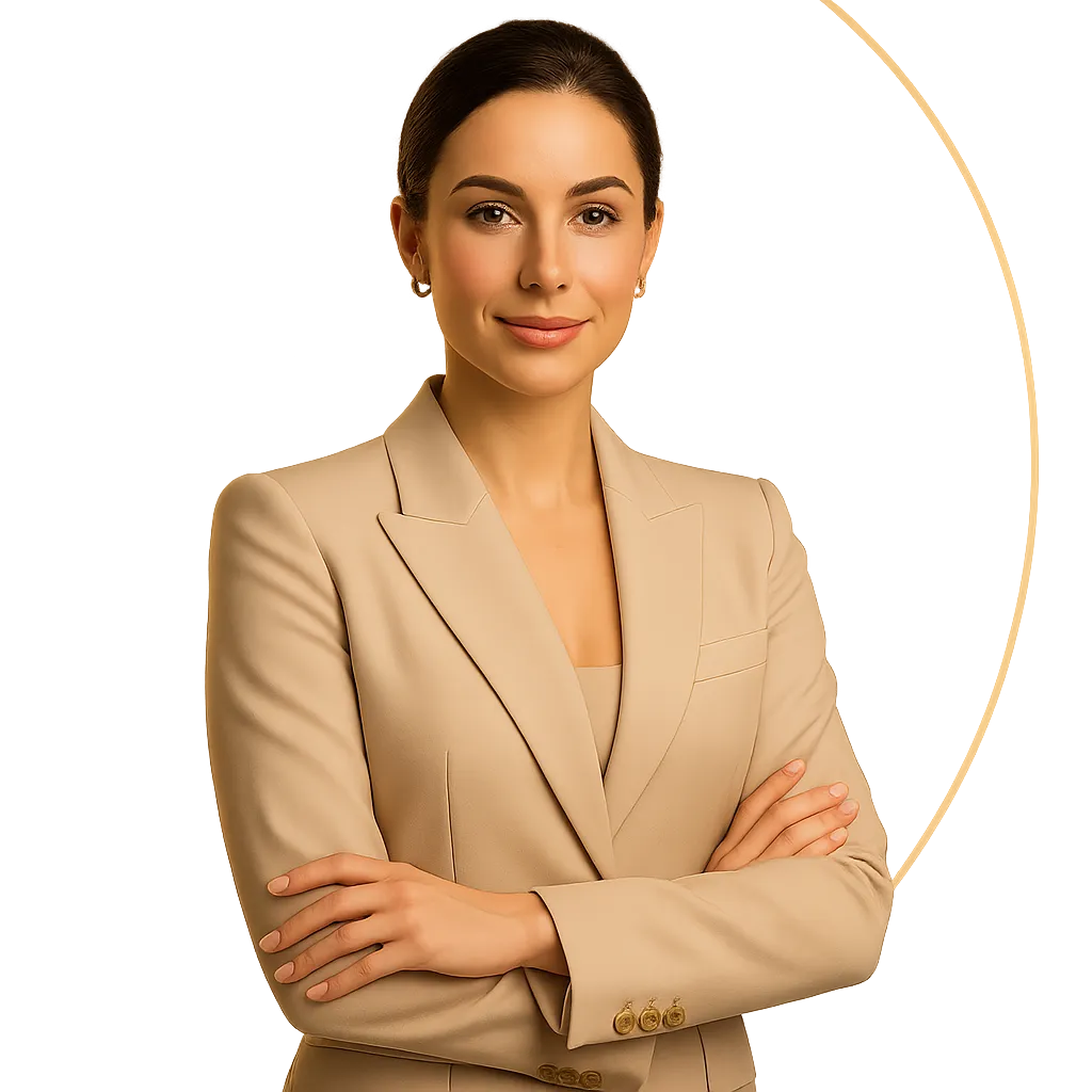 Retrato profesional de experto en estética