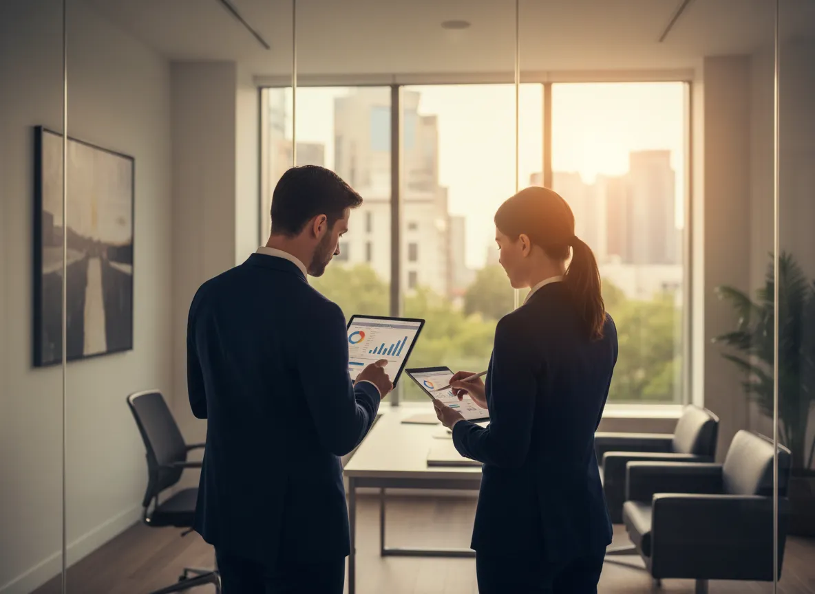 Strategic tax planning session with a corporate client