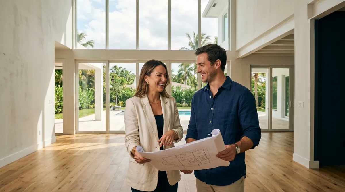 Contemporary South Florida home interior
