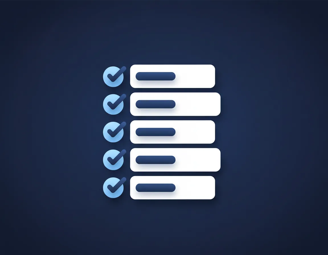 An organized task list showing automated follow-ups and missed calls