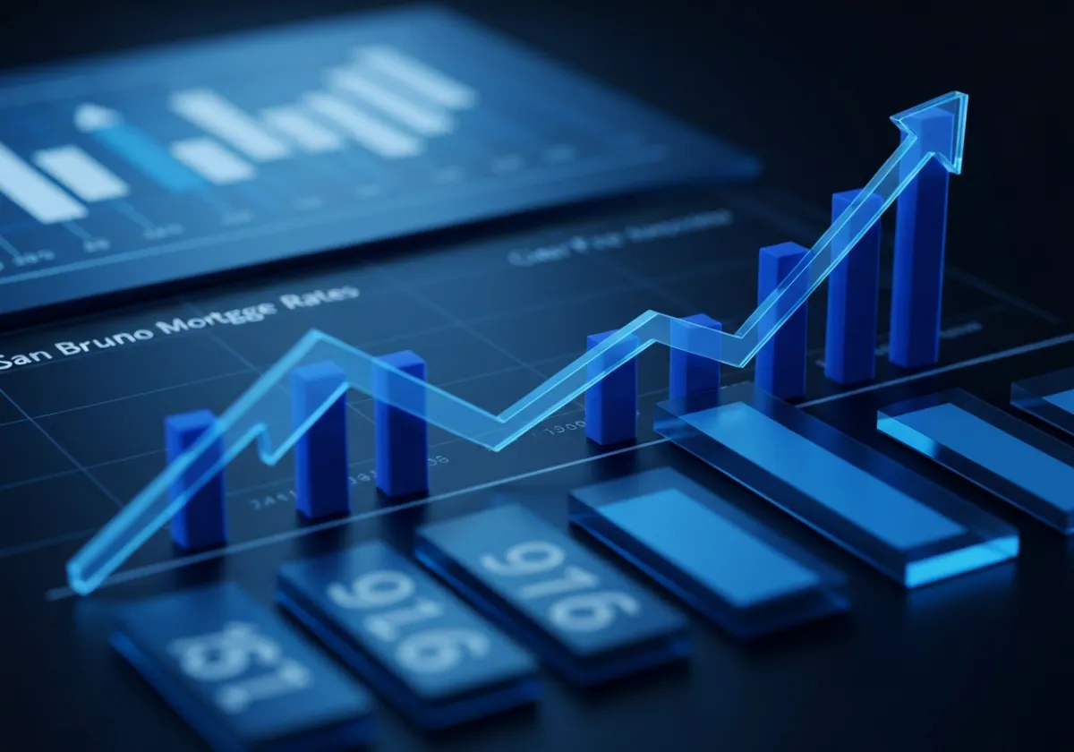 Transparent financial documents and rates on a desk