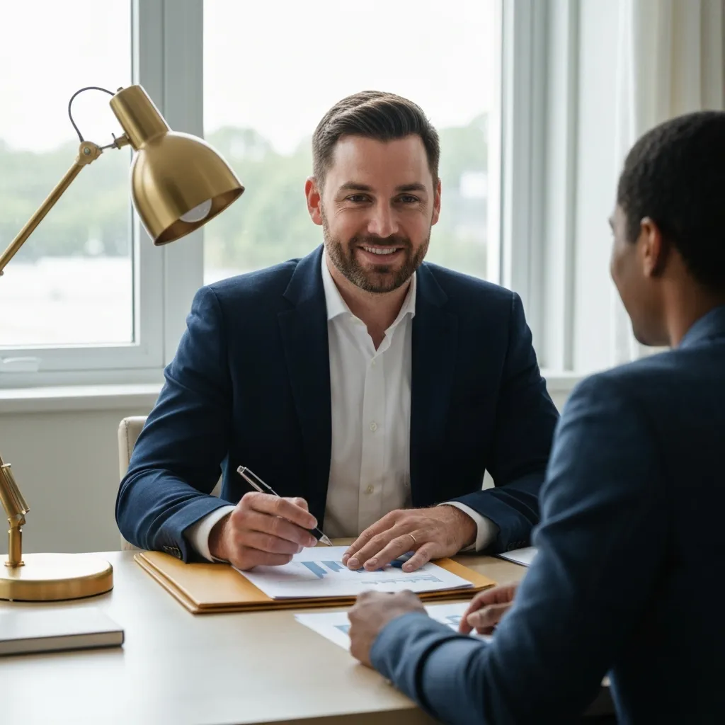 Mortgage expert reviewing true cost analysis
