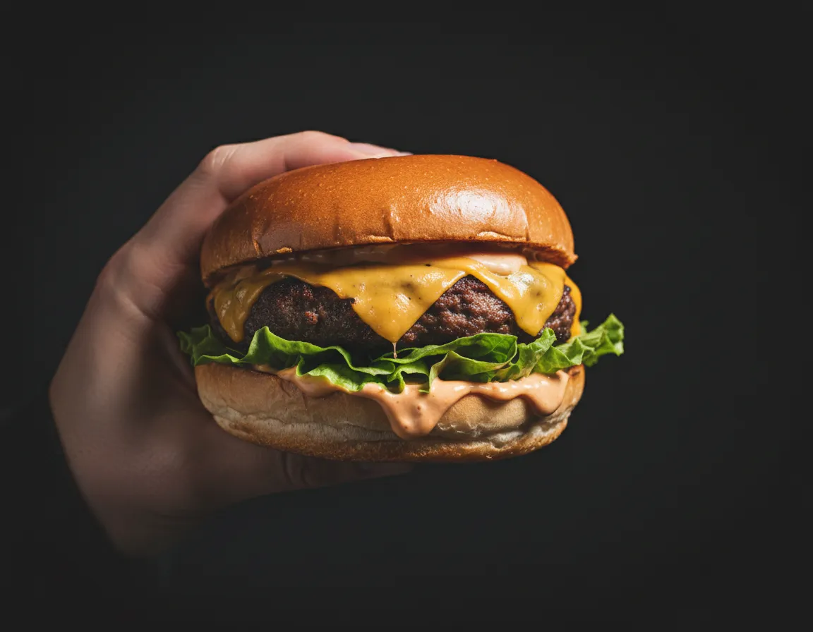 Halal burger reel thumbnail