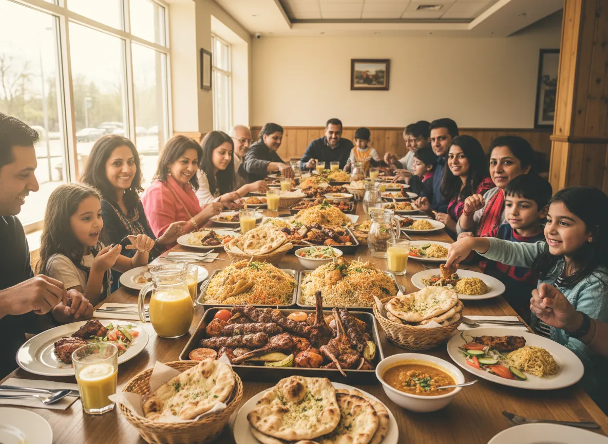 Casual halal spot for families