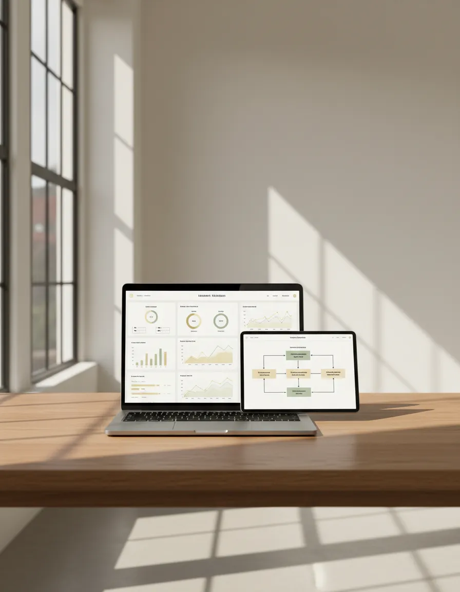 System Architecture Mockup showing automated lead follow-up and appointment booking