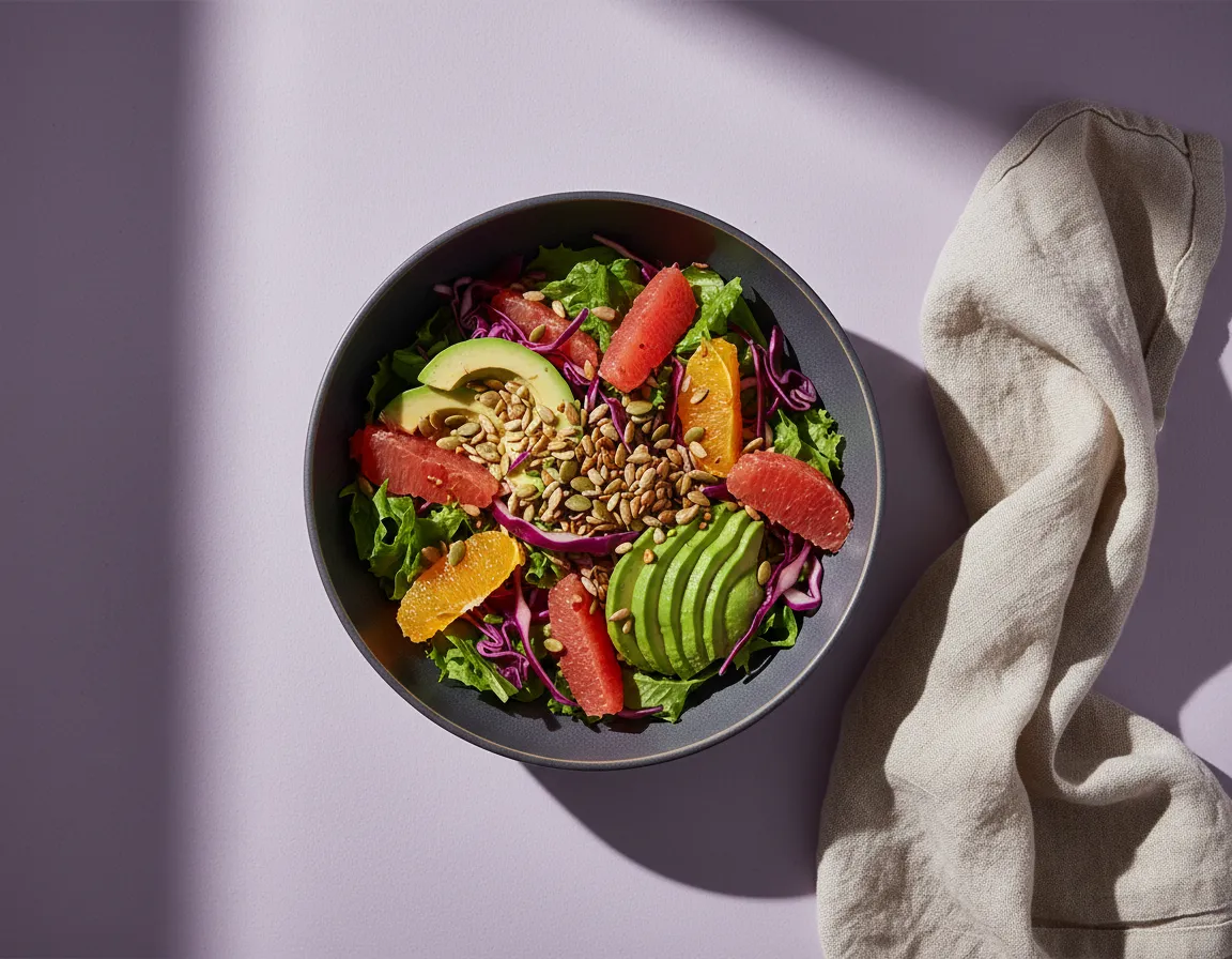 Colorful healthy salad