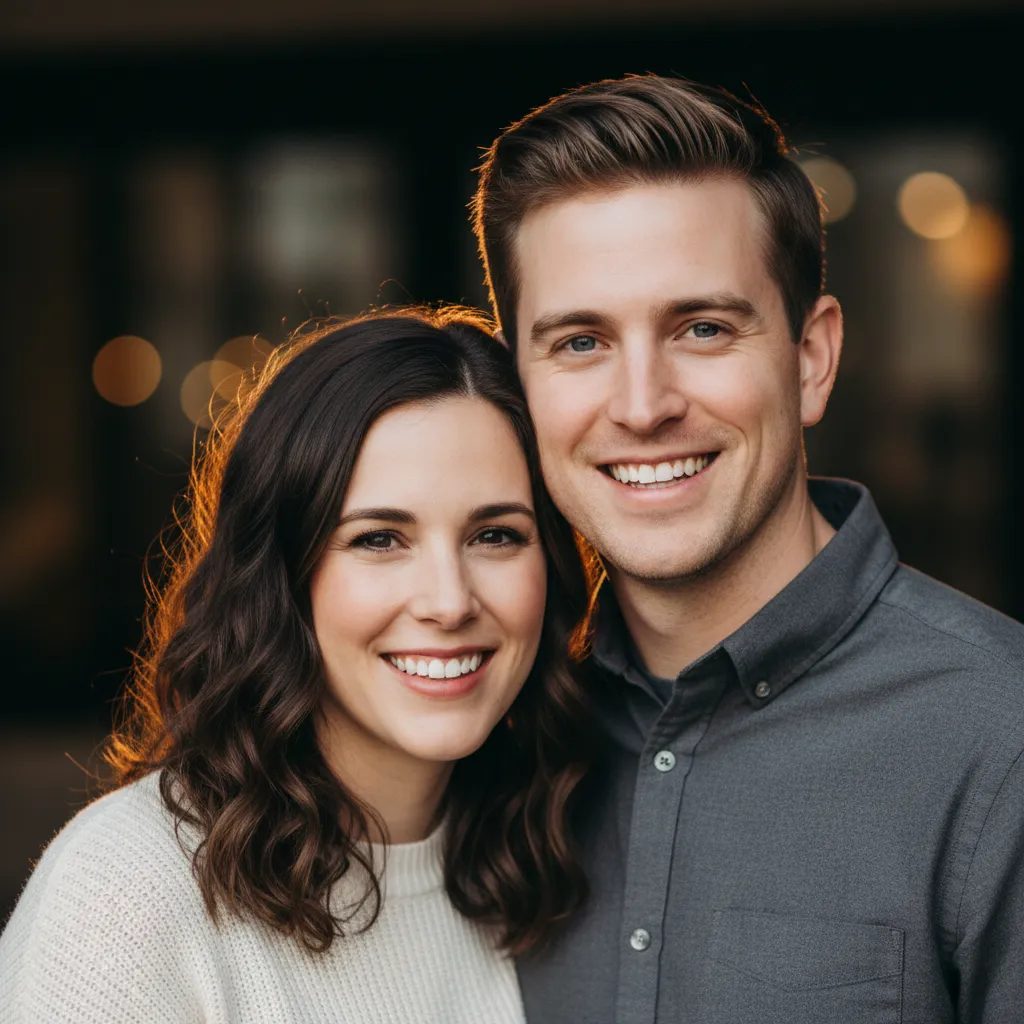 Customer portrait of Sarah and Mark