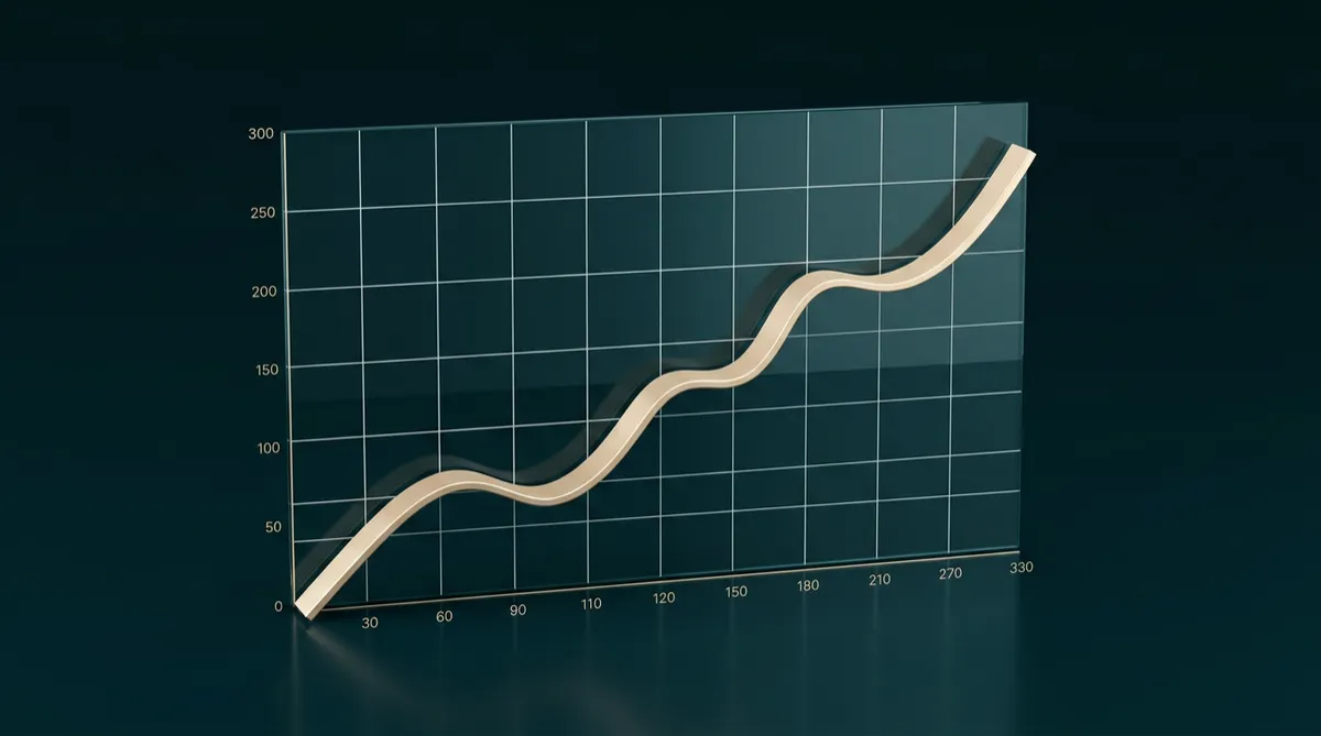 Objective historical performance chart displaying equity curve growth and verified risk metrics