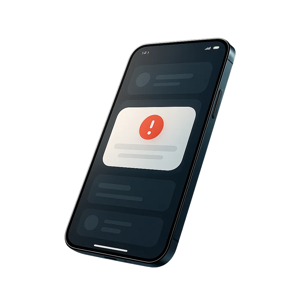 Smartphone displaying Missed Call Recovered automated SMS notification and customer booking reply