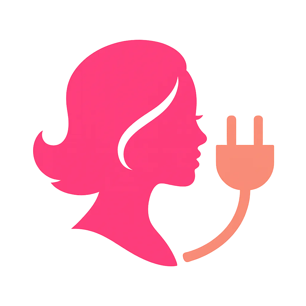 The Disconnected Woman Logo