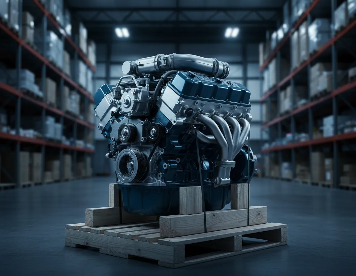 Used engine pallet