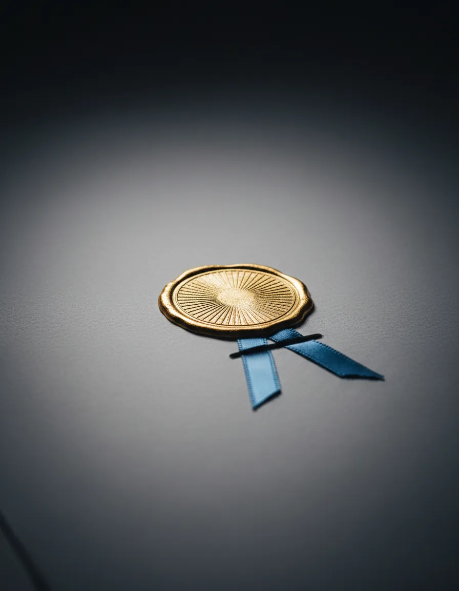 Visual graphic of an official apostille certificate validating documents