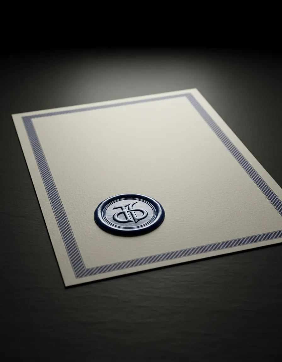 Apostille document certification snippet with official seal
