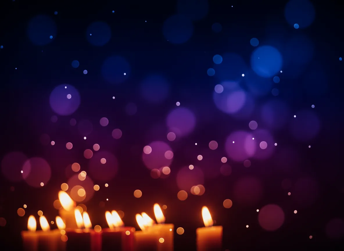 Soft blur of colored lights suggesting musical journey