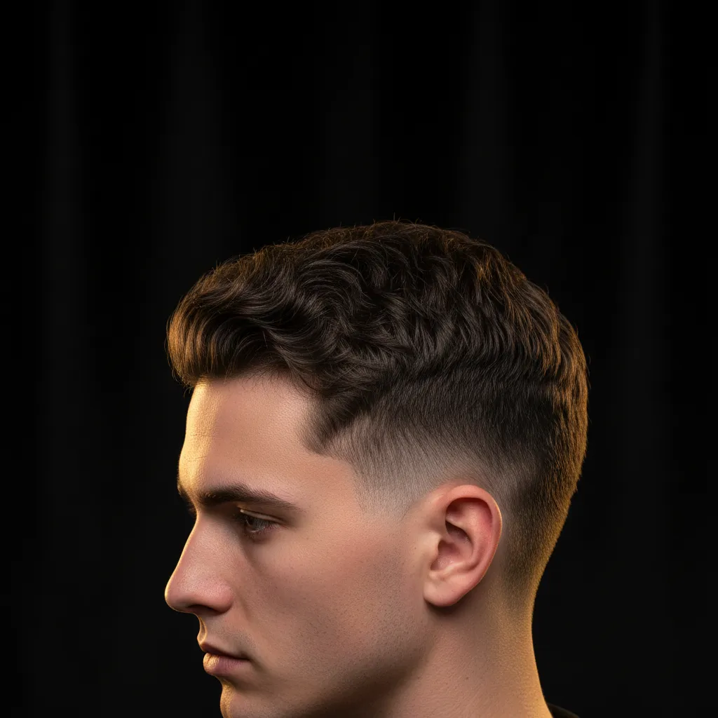 Mid Fade Haircut Example