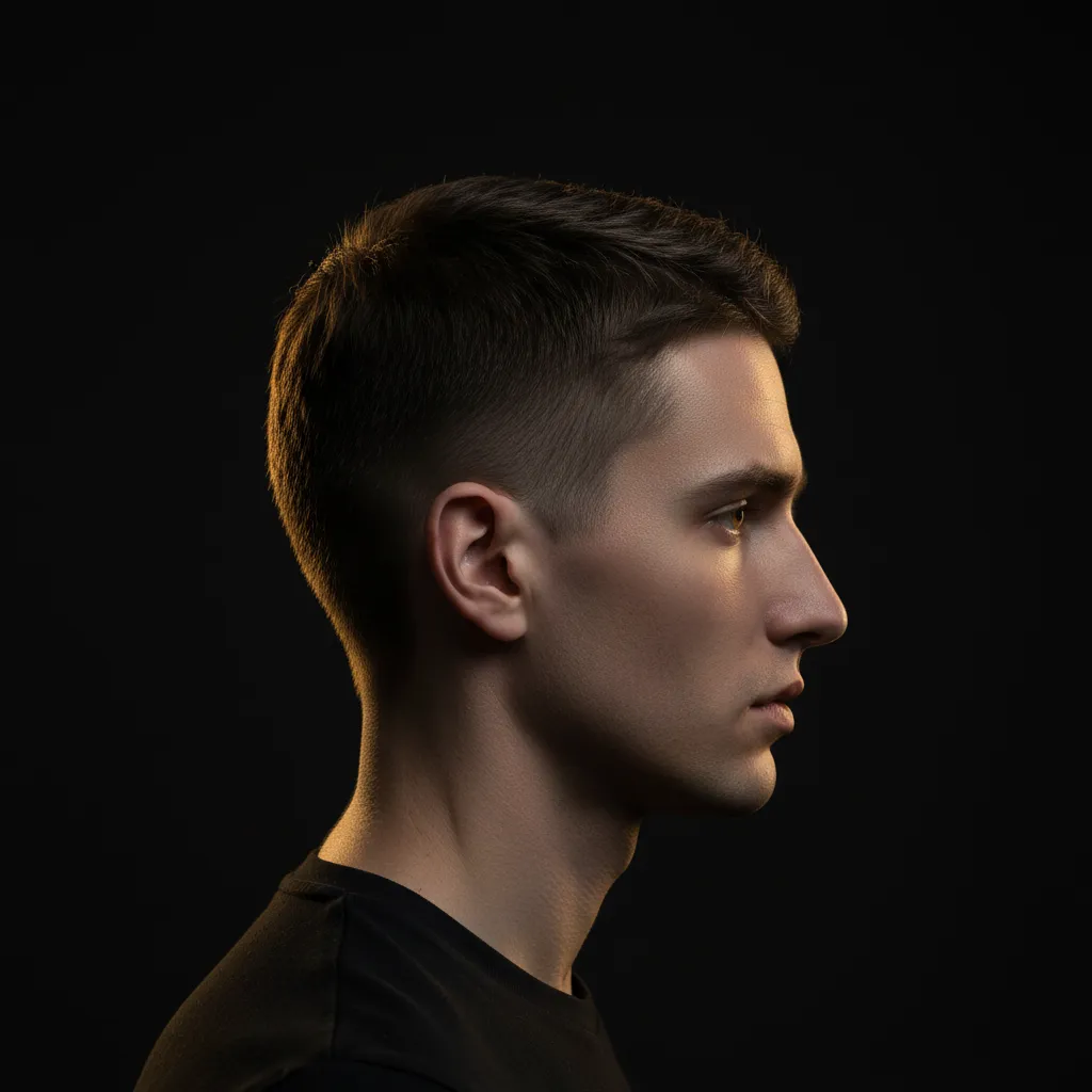 Low Fade Haircut Example