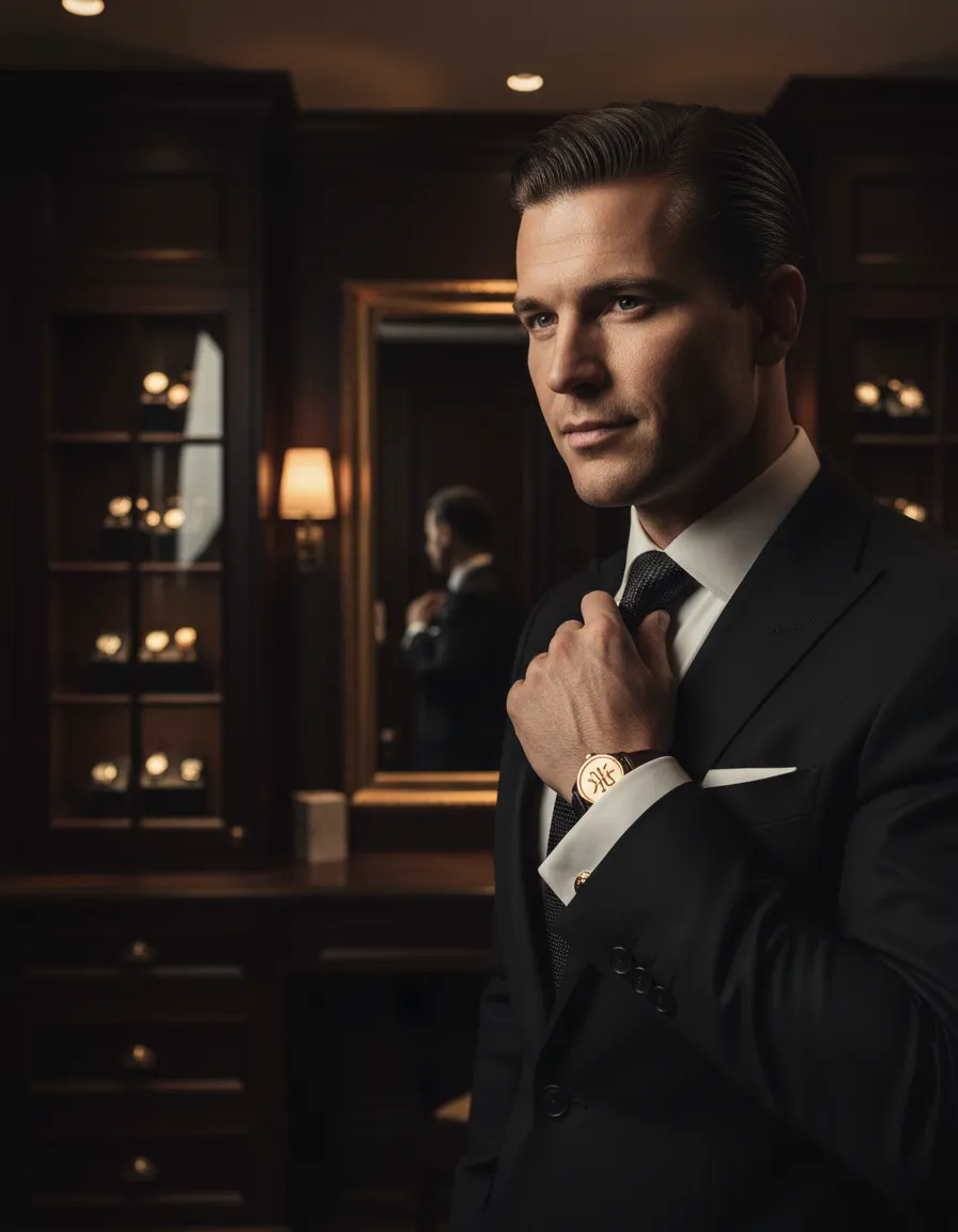 Professional men's haircut and styling