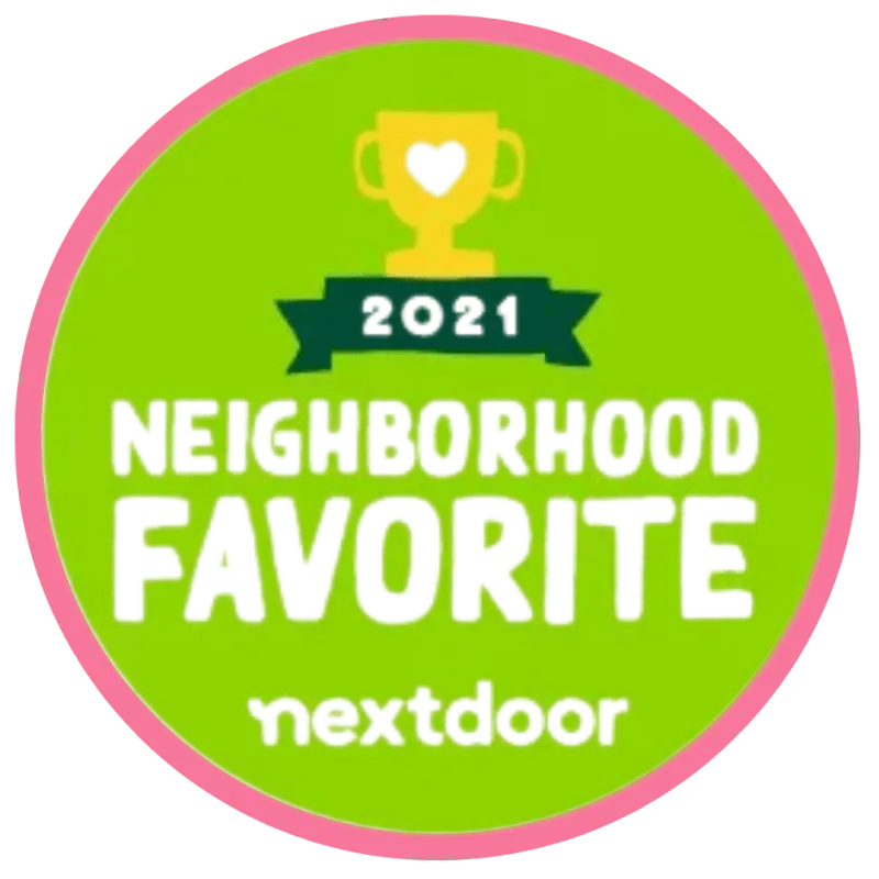 emblem of nextdoor neighborhood favorite for plumber in St Petersburg, FL