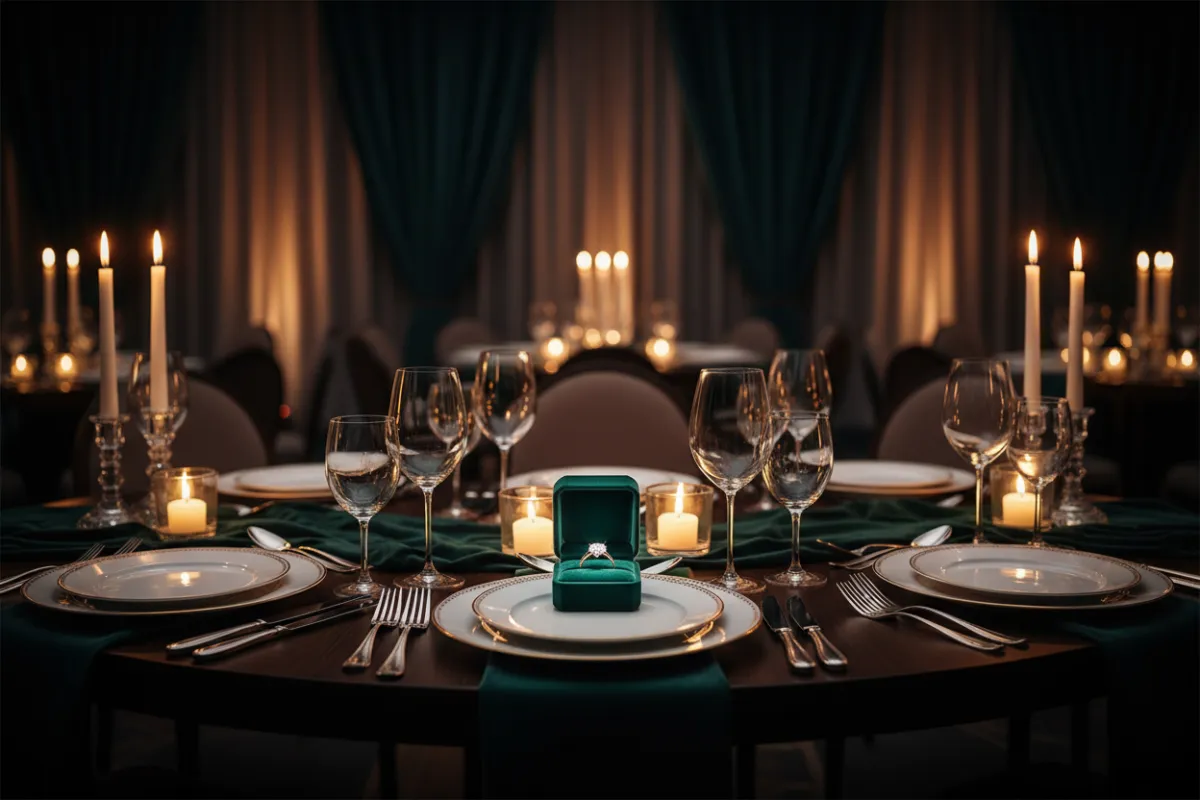 Retail Jewellery Awards Dinner setting