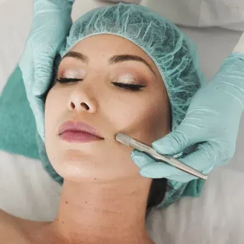 Facial treatment at Polished Beauty MedSpa