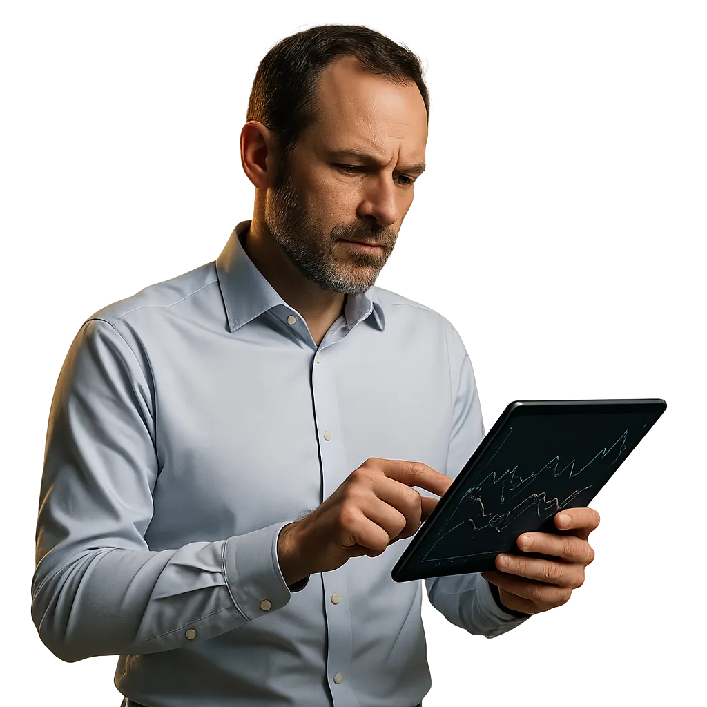 Solar data auditing professional reviewing complex utility data