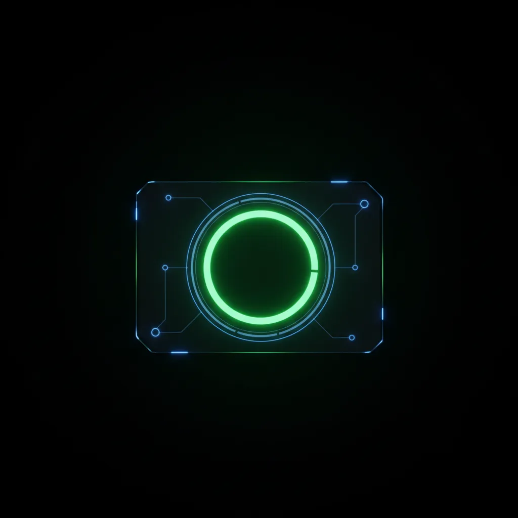 Luminous Status Card confirming system activation