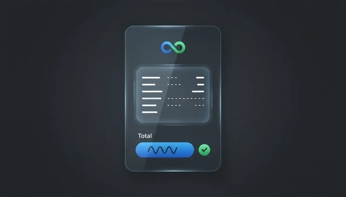 Digital Receipt Micro-Widget