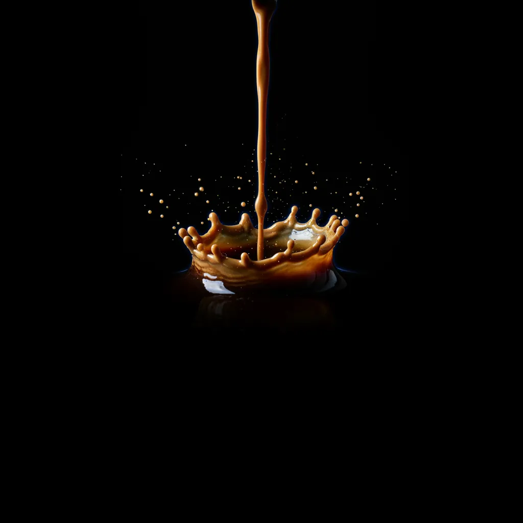 Dark matter espresso pour