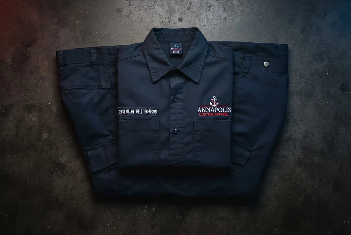Commercial service workwear and corporate uniform apparel