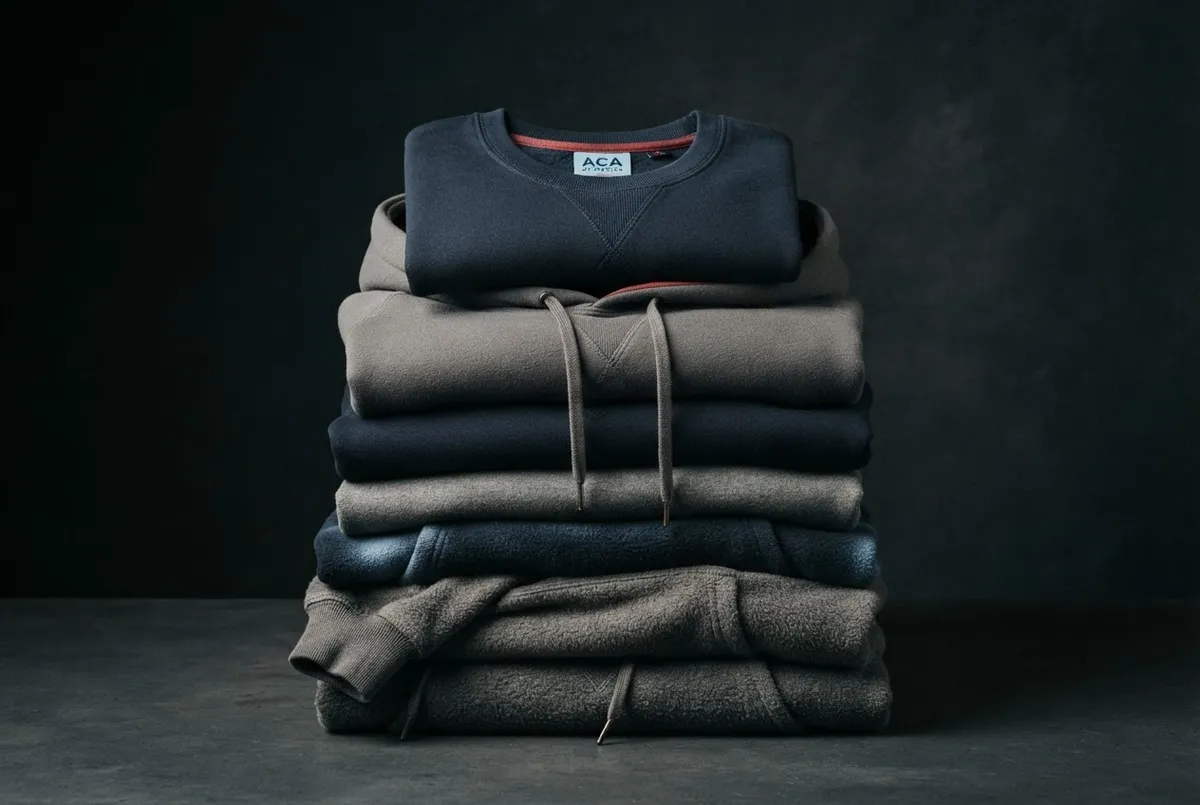 Heavyweight custom fleece hoodies and crewneck sweatshirts