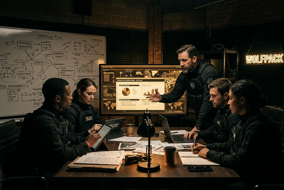 War Room Syndicate Strategy session